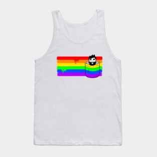 Pocket Gay Pride Tank Top